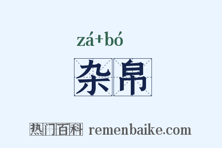 杂帛是什么意思的图片